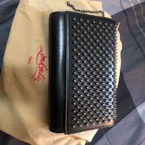 Christian Louboutin Black Paloma Clutch